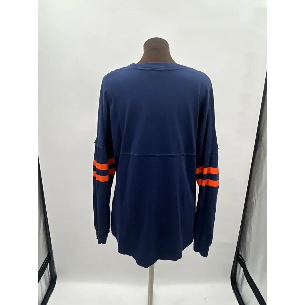 Spirit Jersey Women’s Cold Shoulder Auburn Tigers College Top Size M War Eagle